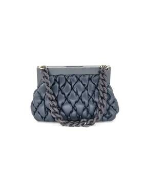 NEW BC HANDBAGS women's quilted shoulder bag in navy